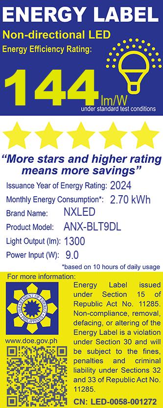 Nxled Tricolor Bulb 3W/5W/7W/10W/15W/20W - Image 9