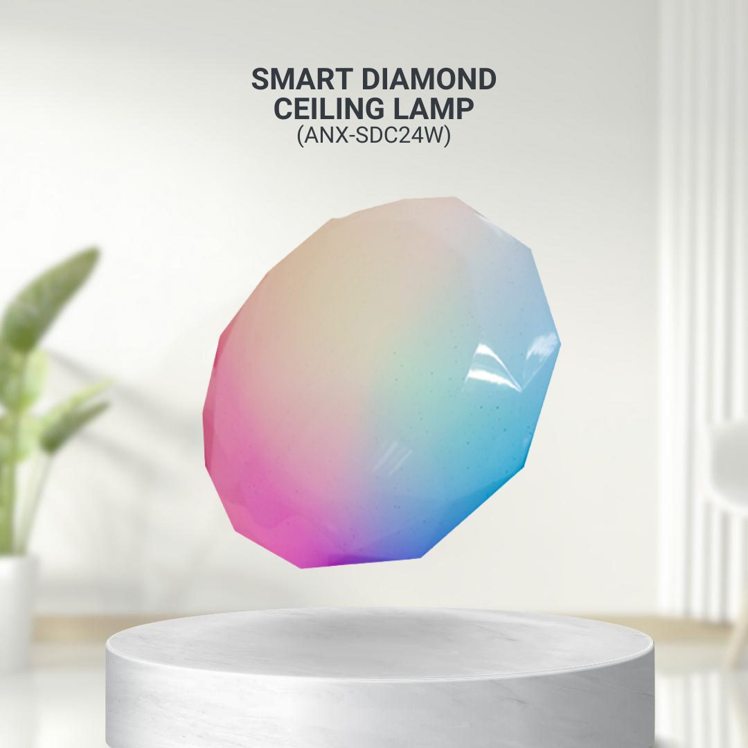 Nxled 24W Smart Diamond Ceiling Lamp (ANX-SDC24W) - Image 2