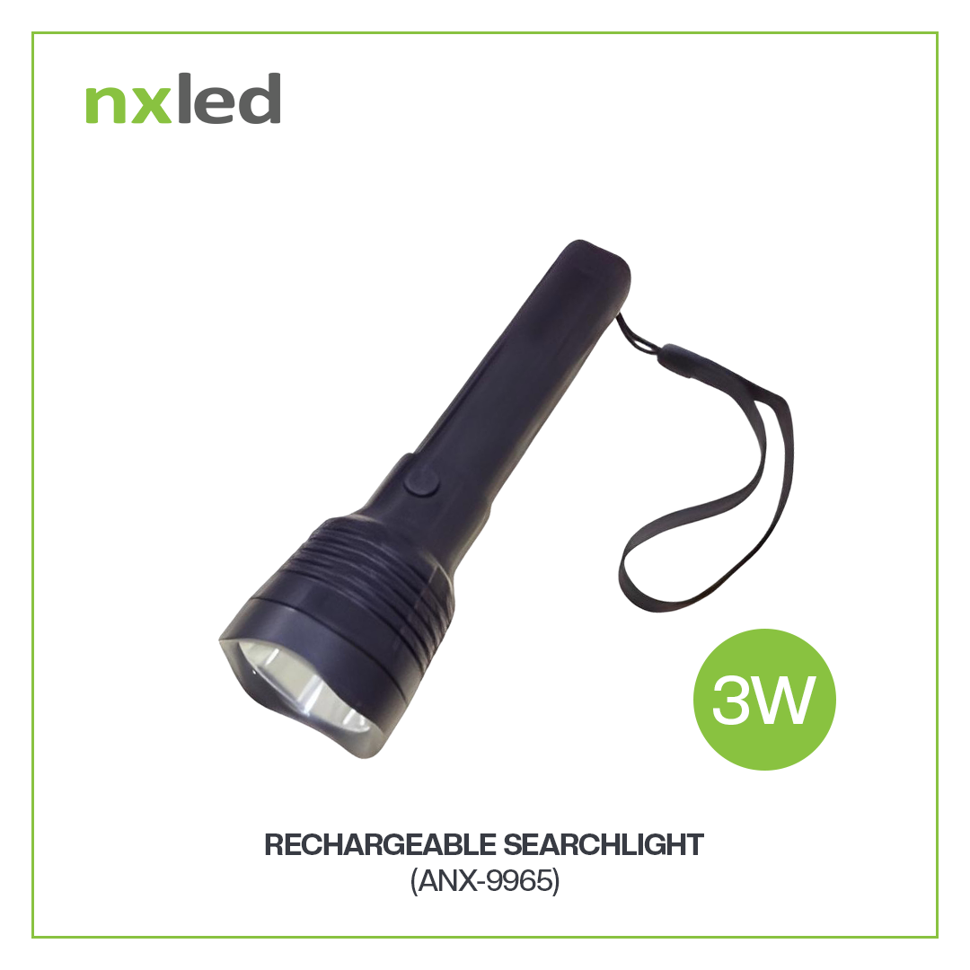 Nxled Rechargeable Flashlight 3W (ANX-9965)