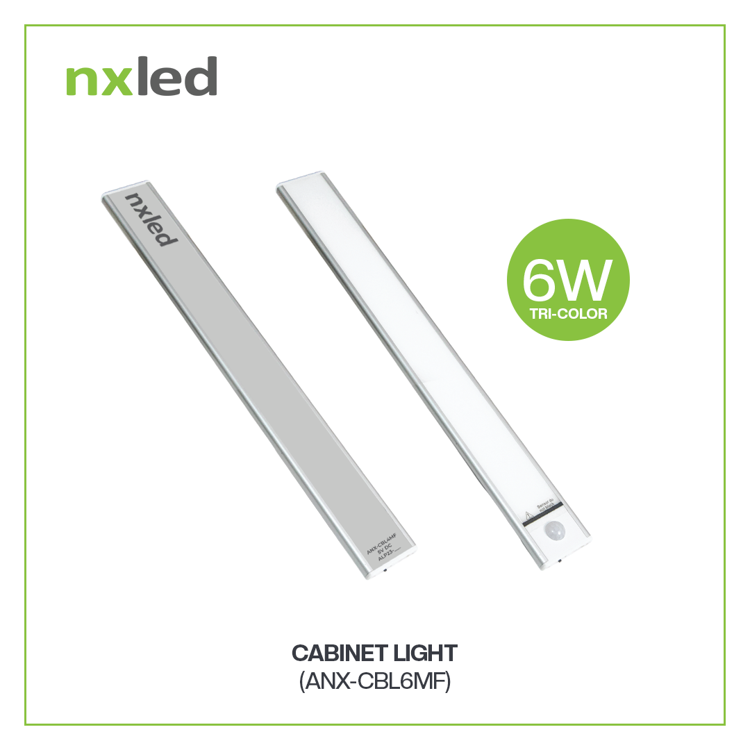 NxLed Tricolor Cabinet Light 6W (ANX-CBL6MF)