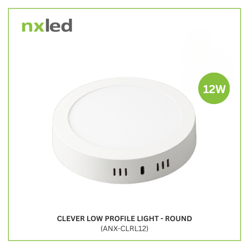 NxLed Clever Surface Lux - Round 12W (ANX-CLRL12)
