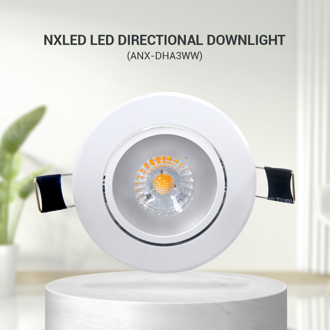 NxLed LED Directional Downlight (ANX-DHA3WW) - Image 2