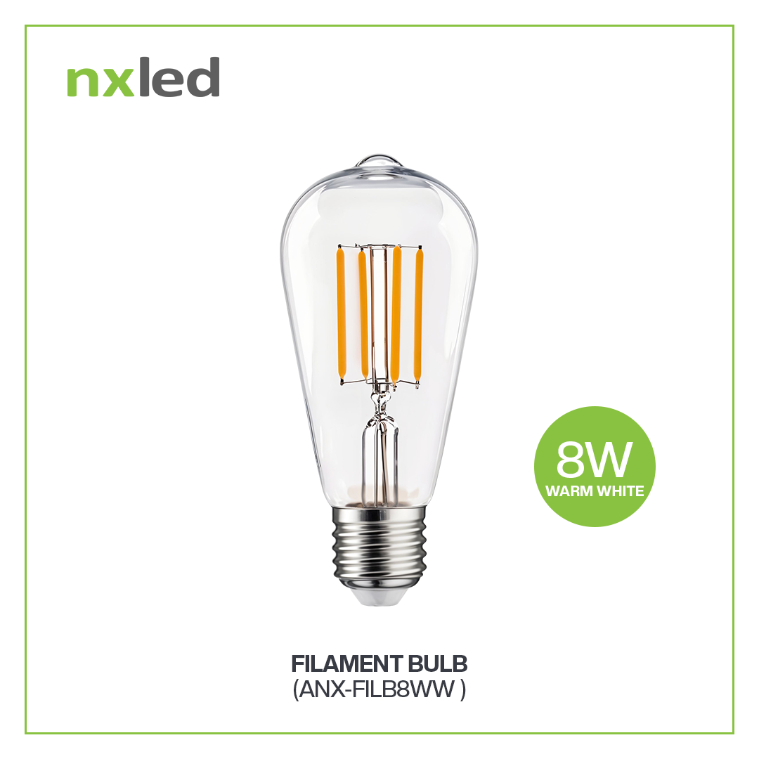 NxLed Filament Bulb 8W (ANX-FILB8WW)
