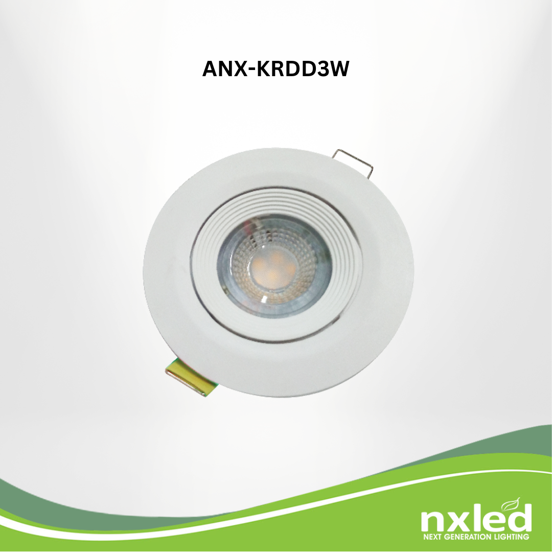 NxLed Directional Downlight - 3W Warm White (ANX-KRDD3W) - Image 2