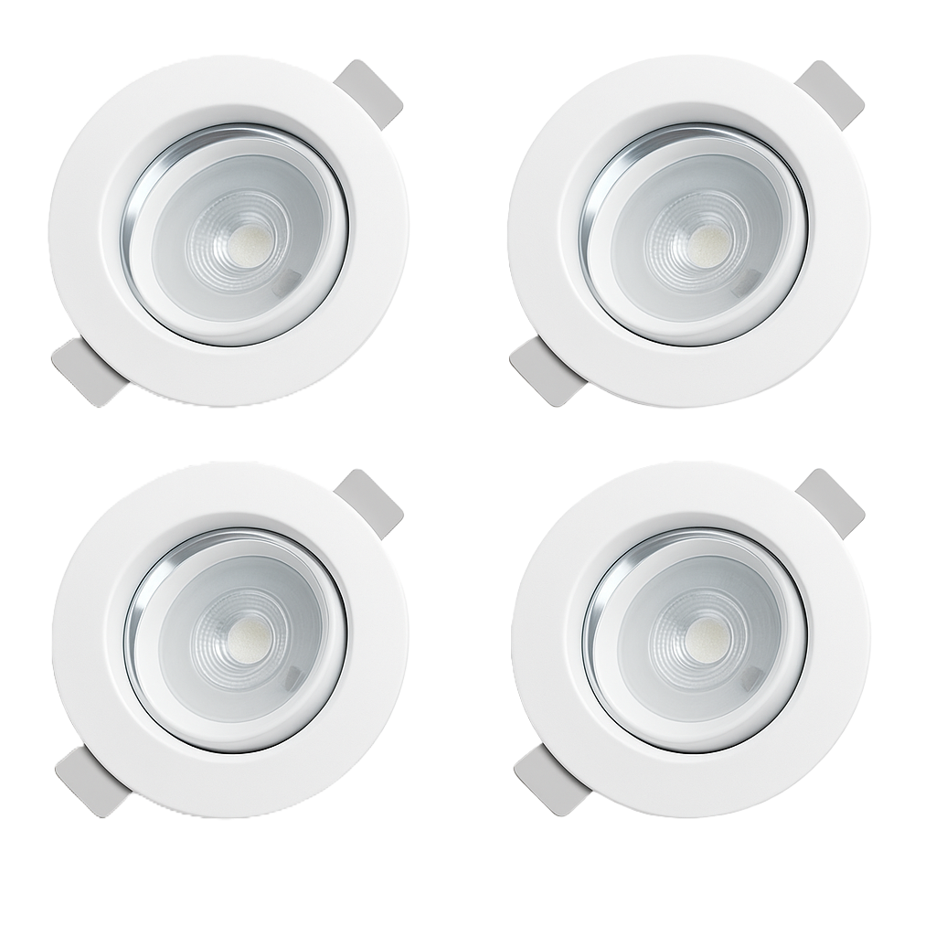 Tricolor Directional Downlight – Targeted Illumination, Customizable Ambiance