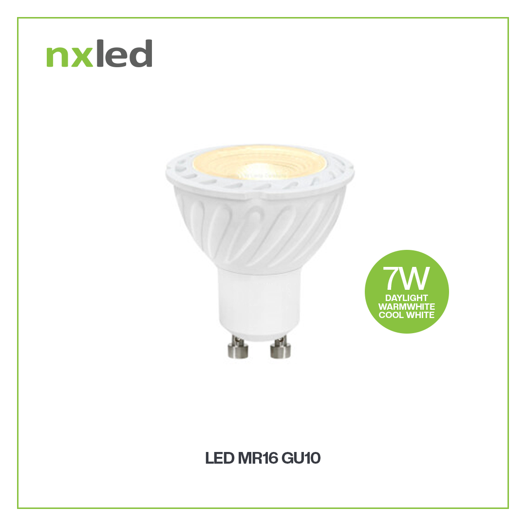 NxLed LED MR16 GU10 - Cool White 7W (ANX-GU107C)