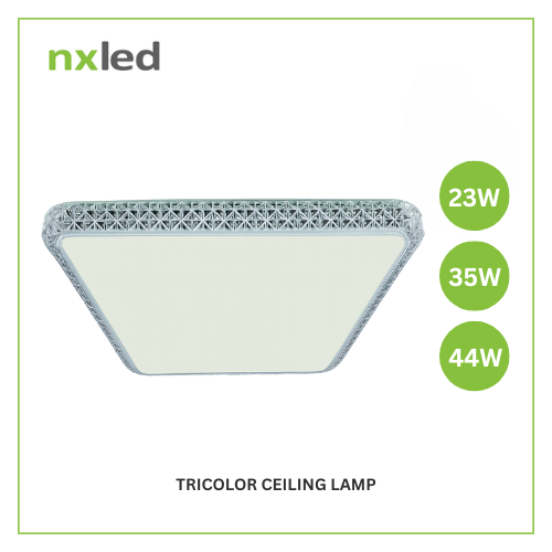 NxLed Tricolor Ceiling Lamp - PRISM 23W (ANX-PMS23)