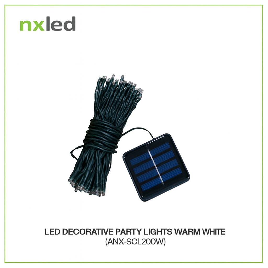 NxLed Solar Christmas Light (ANX-SCL200W)