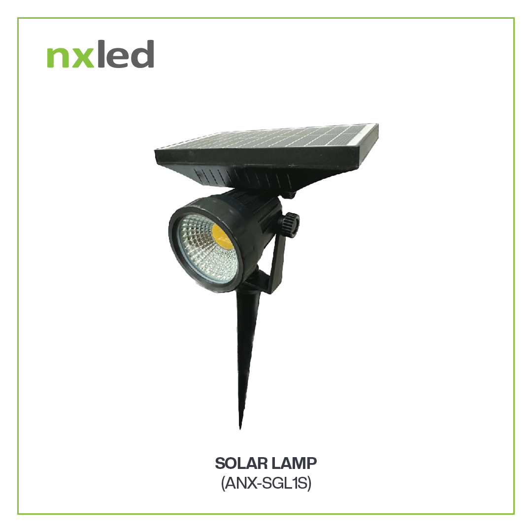 NxLed Single Solar Garden Light 3W (ANX-SGL1S)