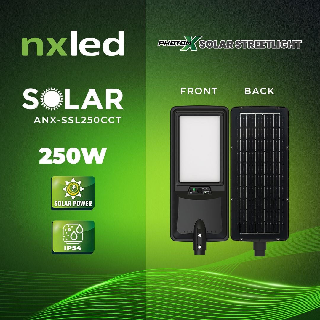 NxLed Solar Streetlight 250W (ANX-SSL250CCT)