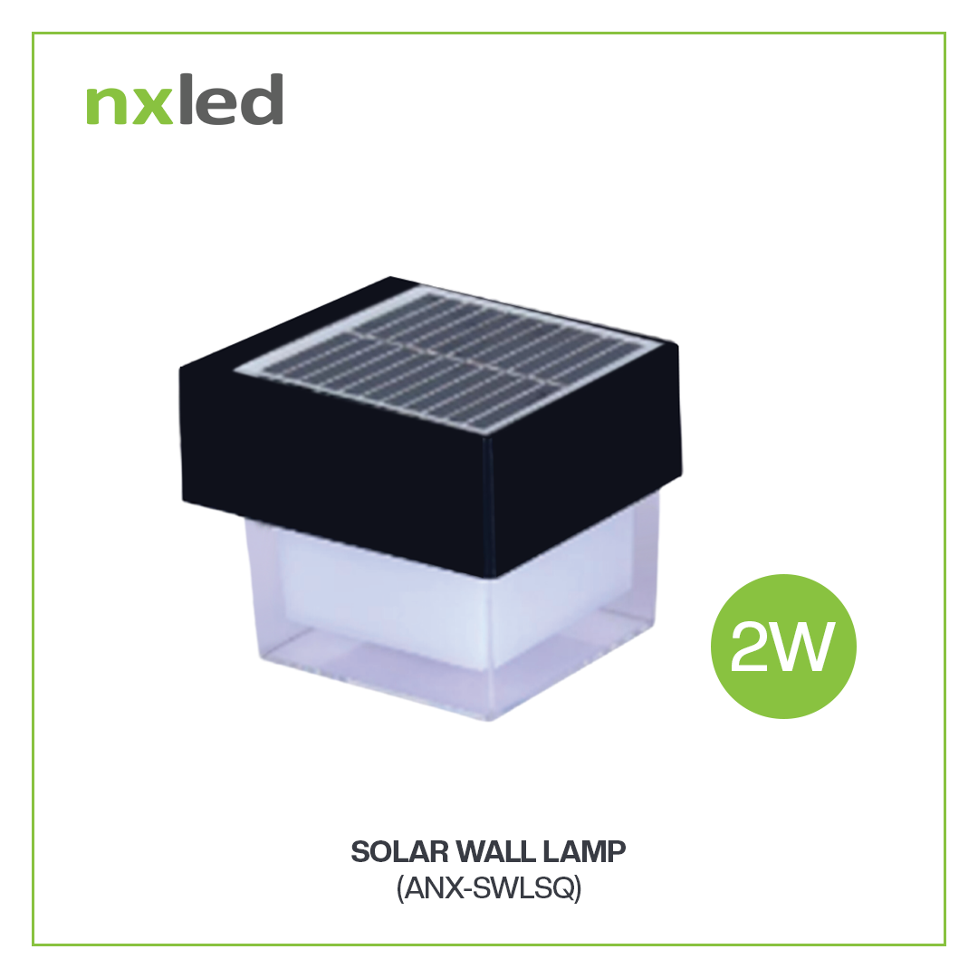 NxLed Solar Wall Light (ANX-SWLSQ)