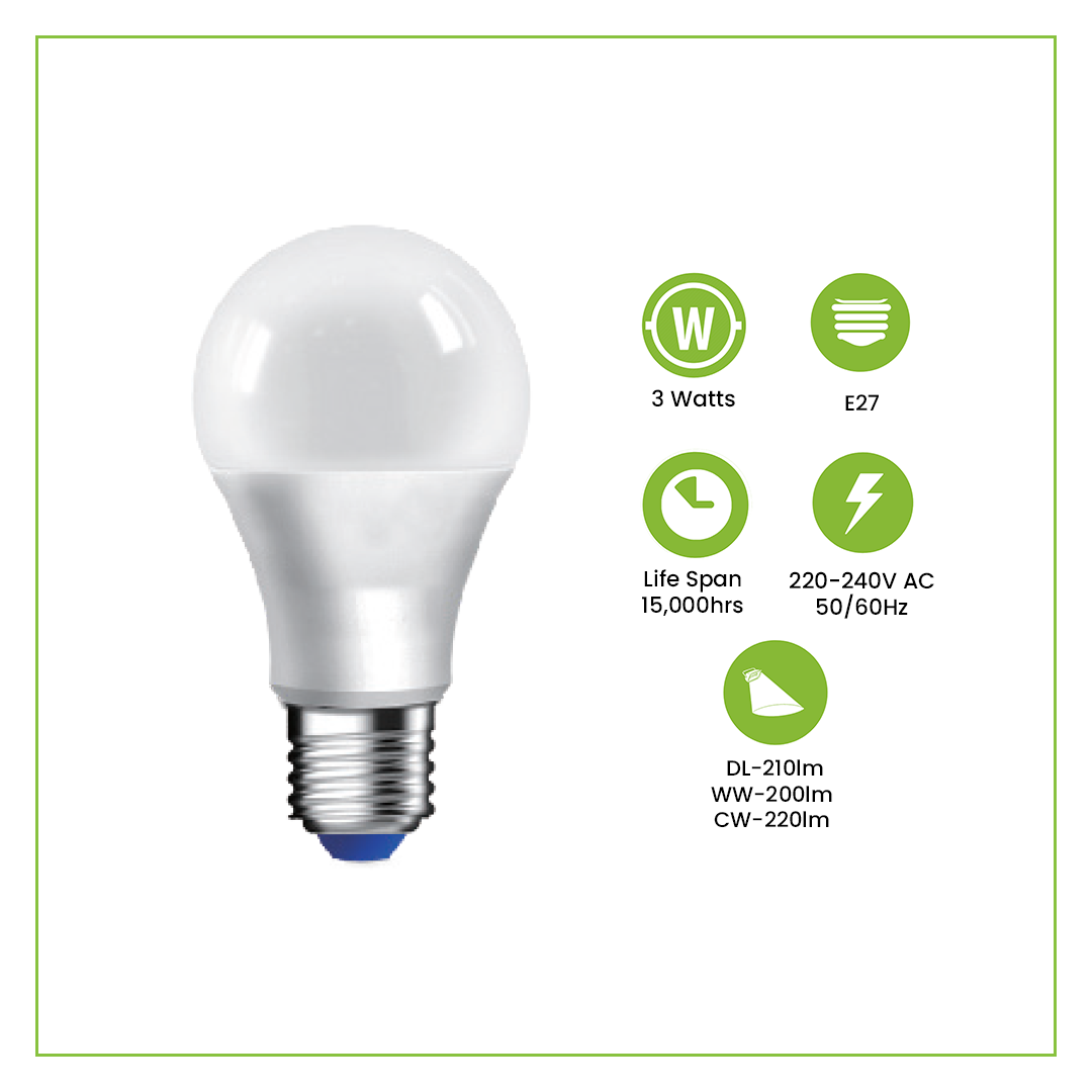 Nxled Tricolor Bulb 3W/5W/7W/10W/15W/20W - Image 8