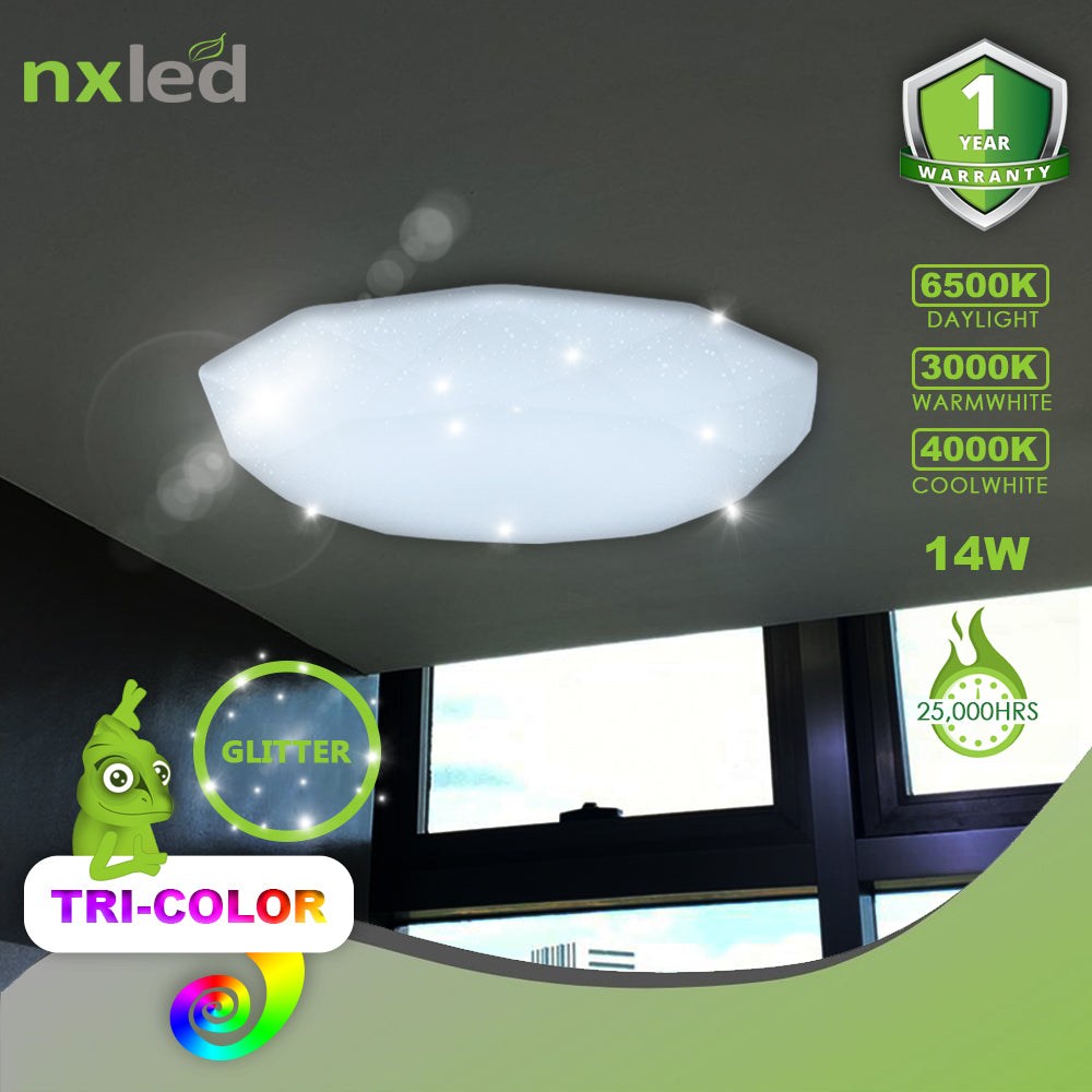 NxLed Tricolor Decorative Ceiling Lamp 14W (ANX-TCD14W) - Image 5