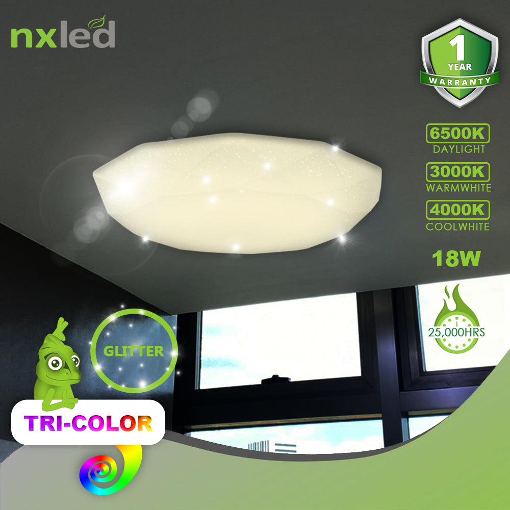 NxLed Tricolor Decorative Ceiling Lamp 14W (ANX-TCD14W) - Image 3