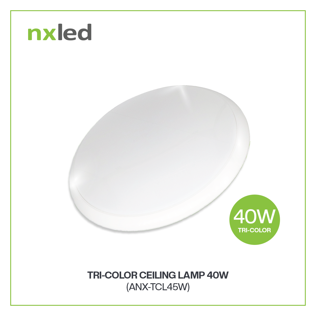 LED Tricolor Ceiling Lamp – Powerful Illumination with Color Flexibility - Image 2