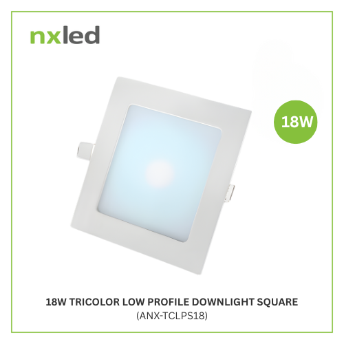 NxLed Tricolor Low Profile Downlight 18W (ANX-TCLPS18)