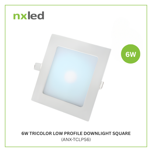 NxLed Tricolor Low Profile Downlight 6W (ANX-TCLPS6)