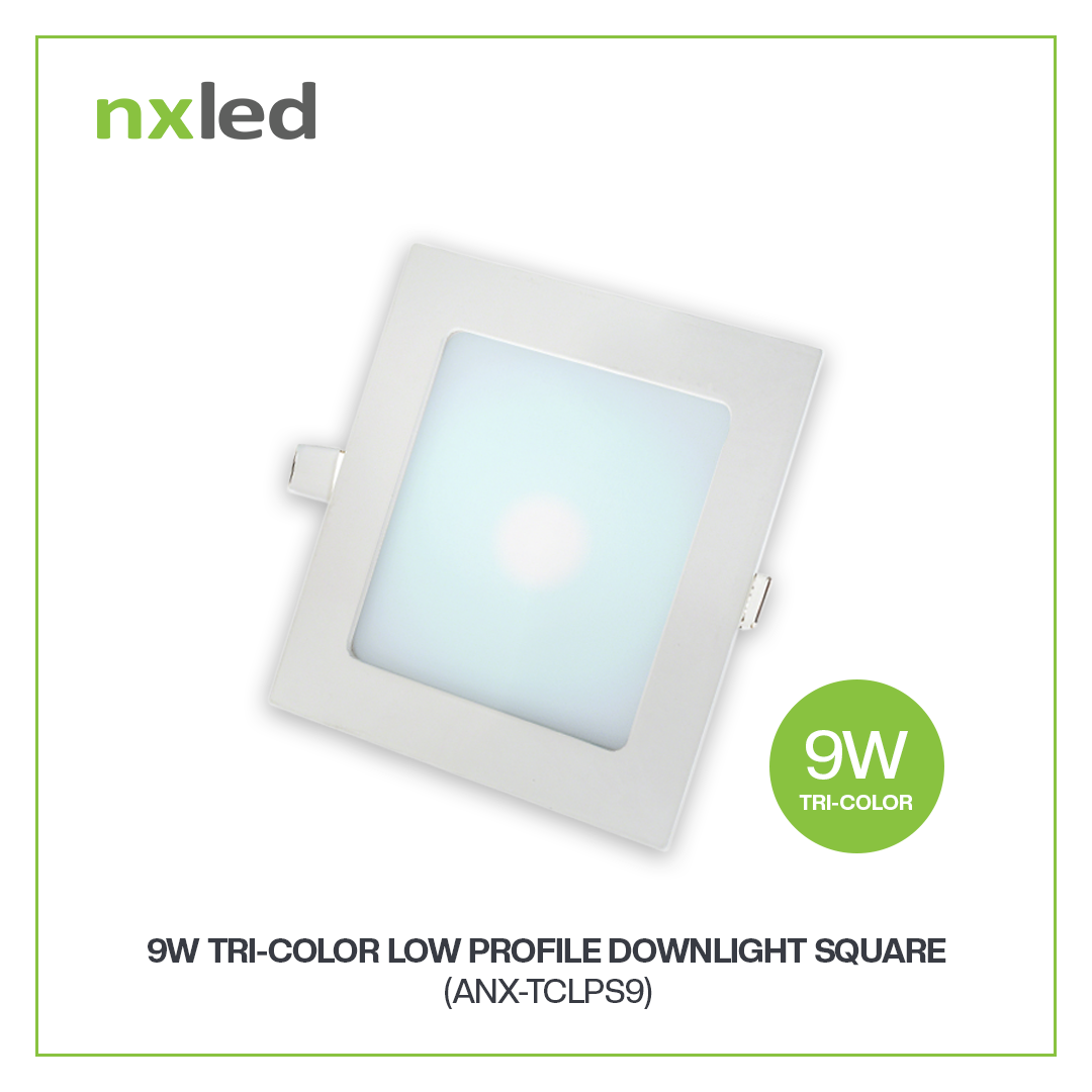 Tricolor Low Profile Downlight – Sleek Square Design with Customizable Ambiance - Image 3