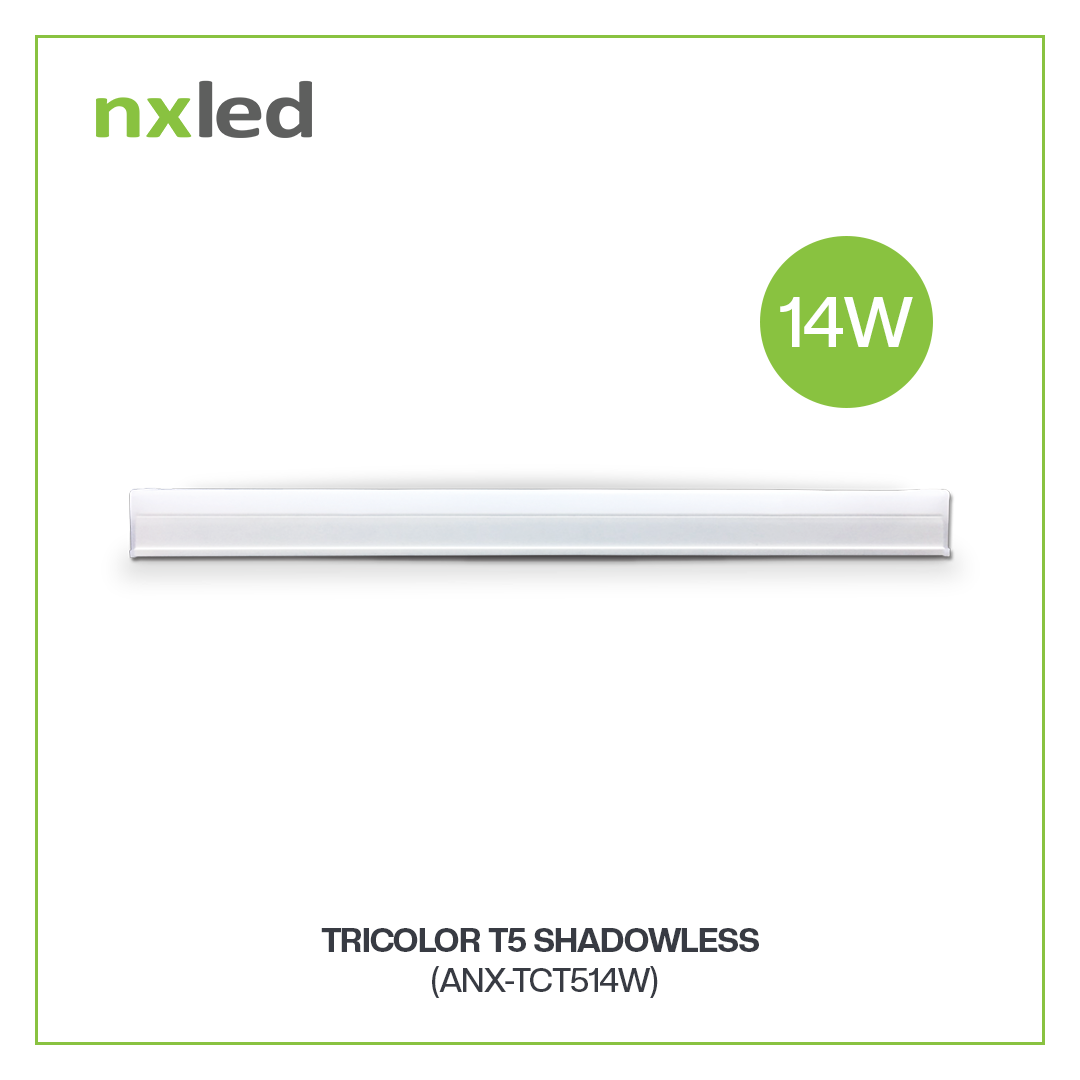 NxLed Tricolor T5 Shadowless 14W (ANX-TCT514W)