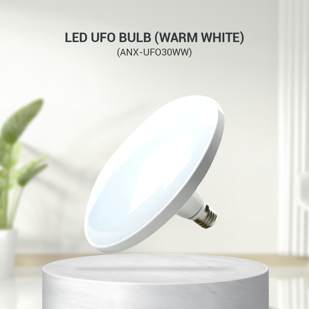 NxLed LED UFO Ceiling Lamp - Warm White (ANX-UFO30WW) - Image 2