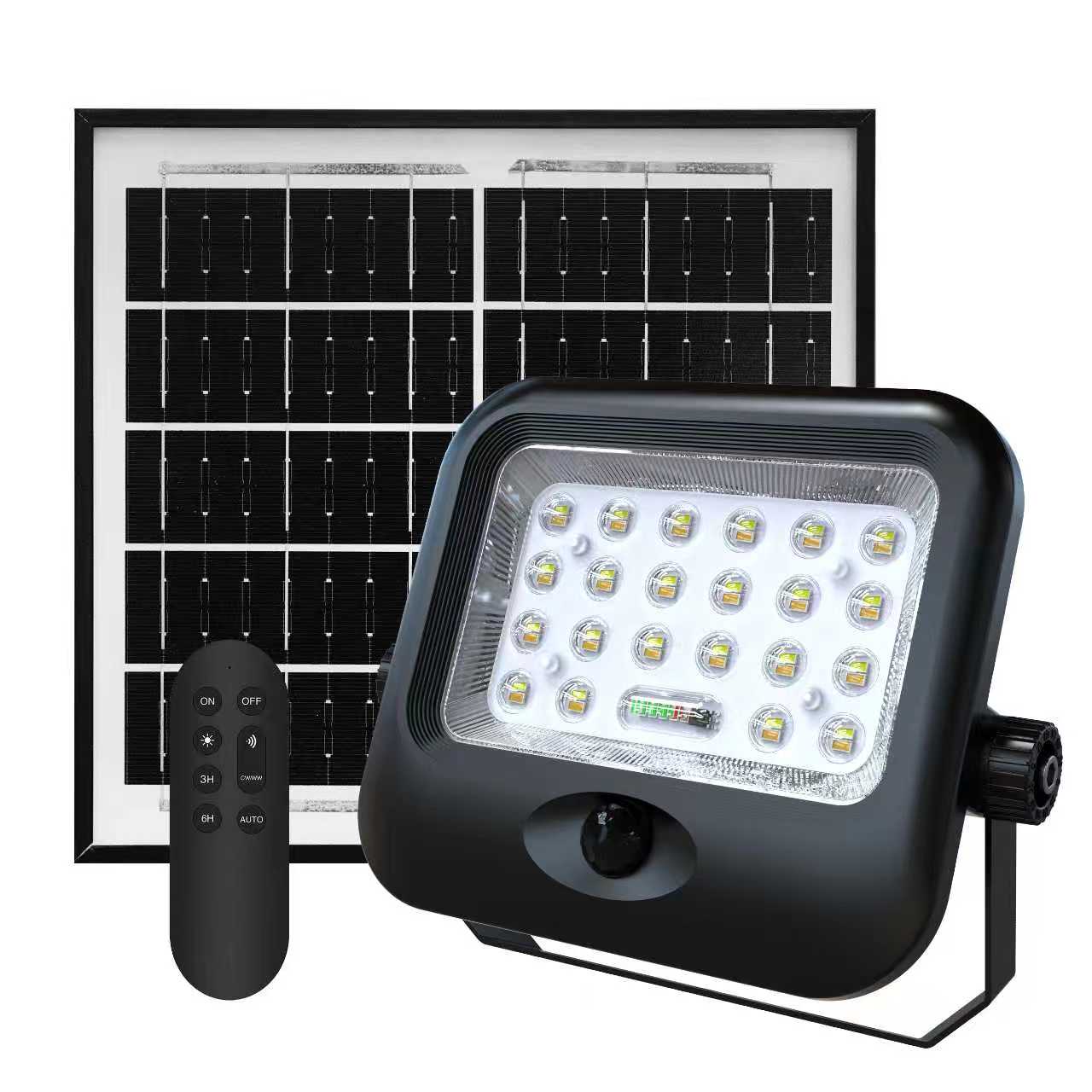 Tricolor Solar Floodlight CCT Series – Reliable, Weatherproof, and Solar-Powered - Image 2