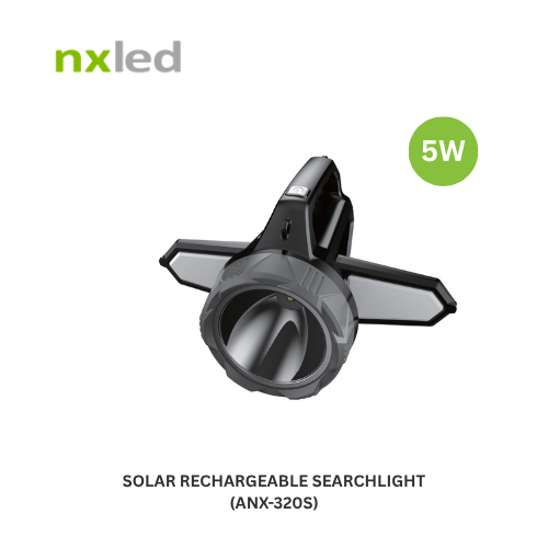 Nxled Solar Rechargeable Searchlight ANX-320S - Image 2