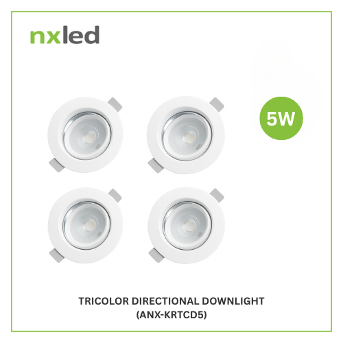 NxLed Tricolor Directional Downlight 4x5W (ANX-KRTCD5)