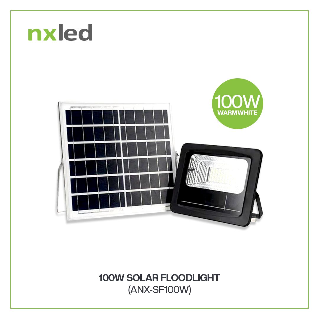 NxLed Solar Floodlight 60W/100W/200W (ANX-SF60) (ANX-SF100) (ANX-SF200) - Image 3